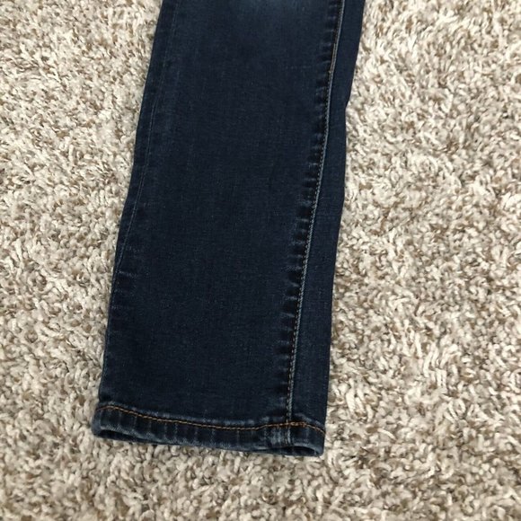 Lucky Brand Charlie Skinny Jeans  Solid Denim Dark Wash Casual Cotton Size 26/2 - Picture 2 of 11